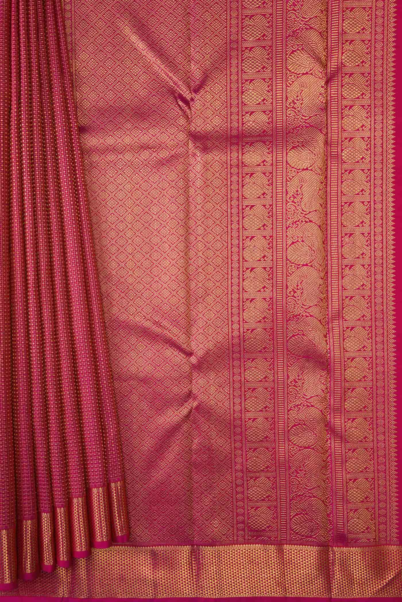 pleats pallu