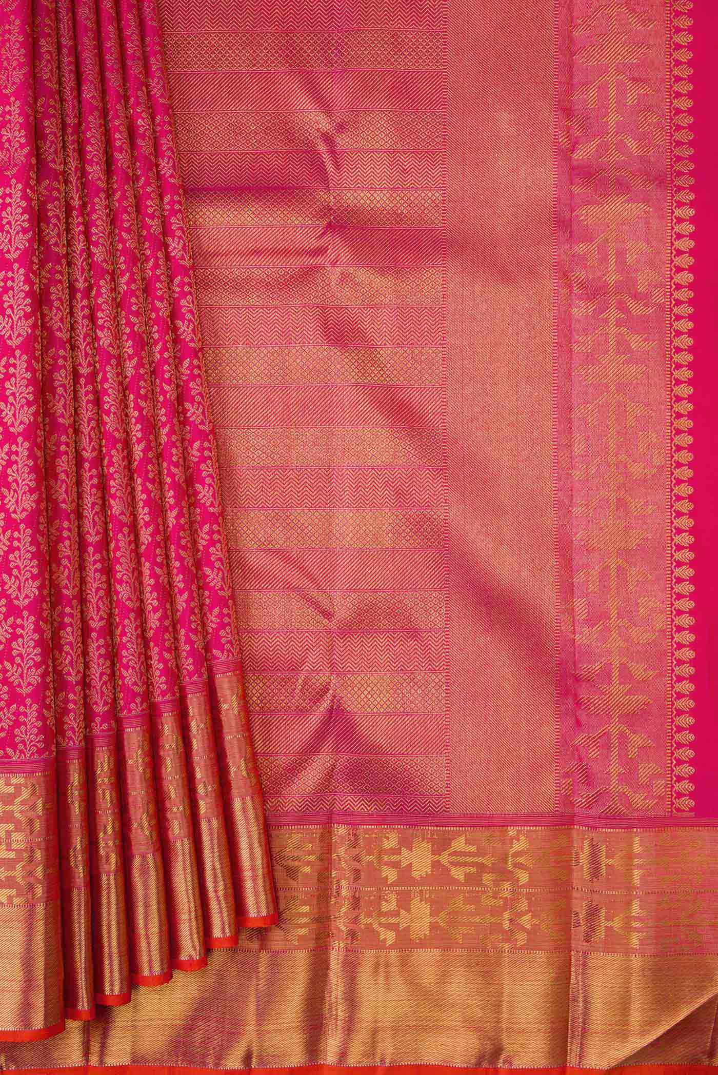 pleats pallu