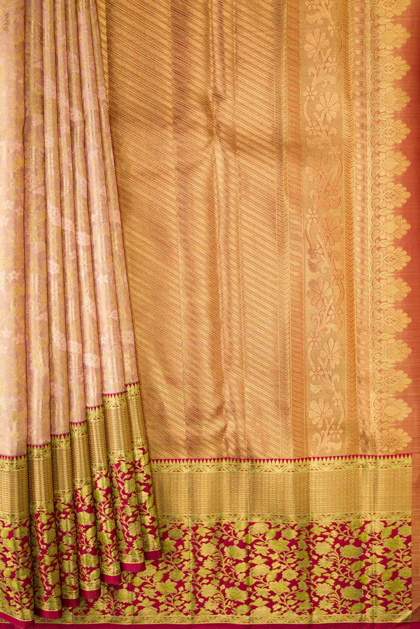 pleats pallu