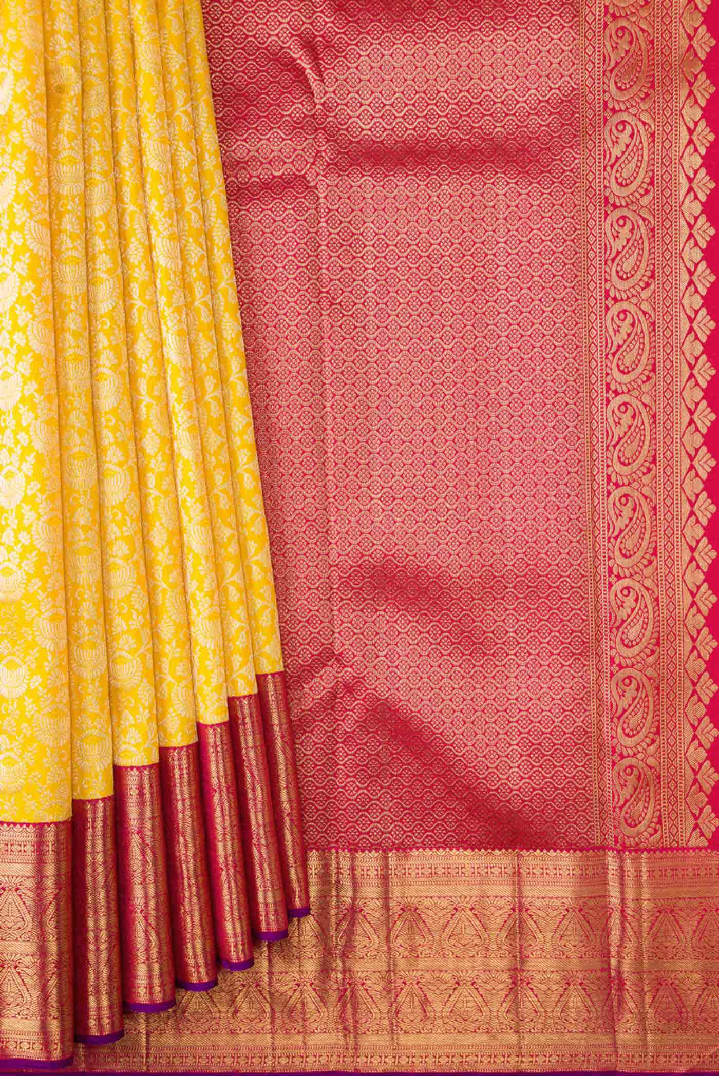 pleats pallu