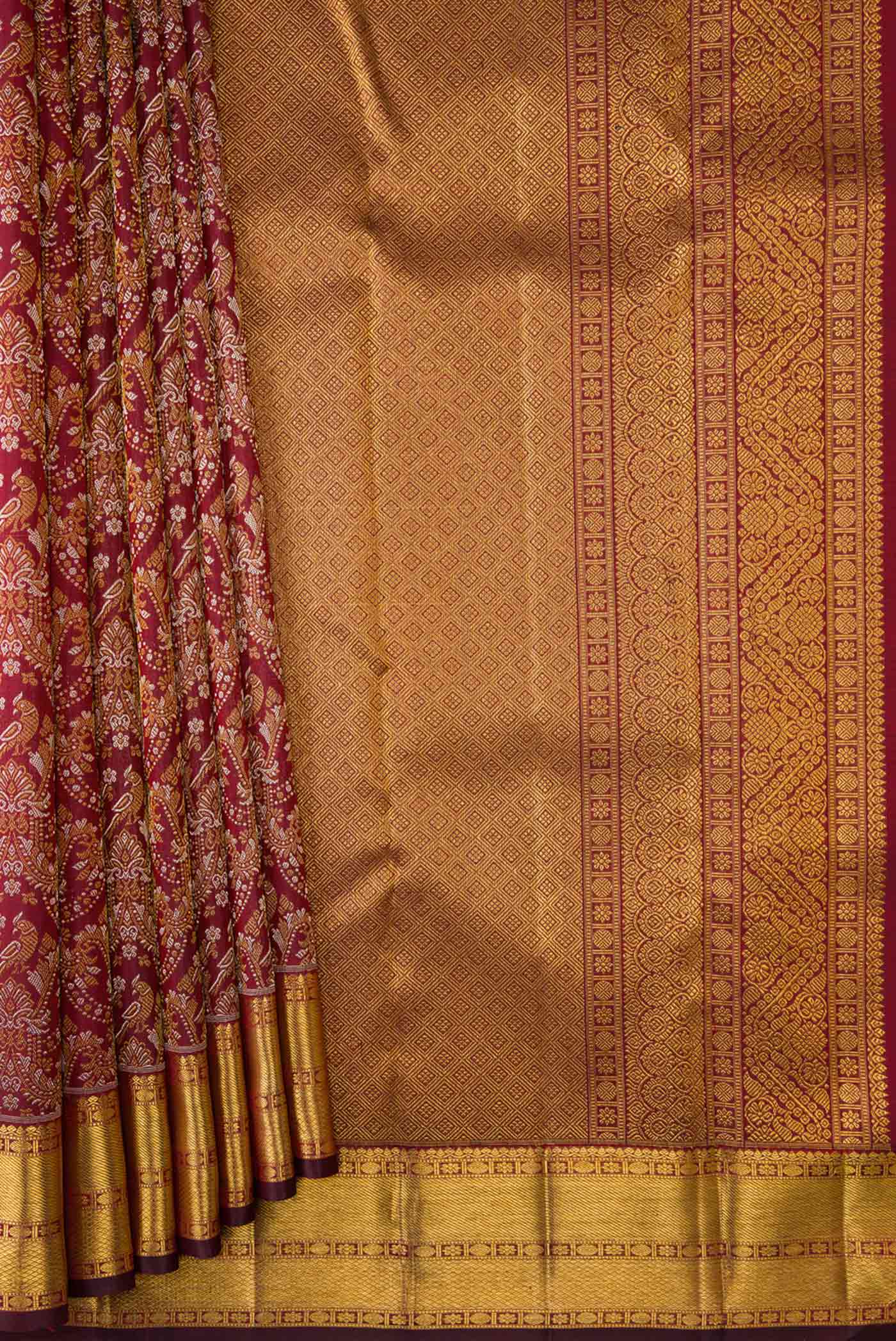 pleats pallu