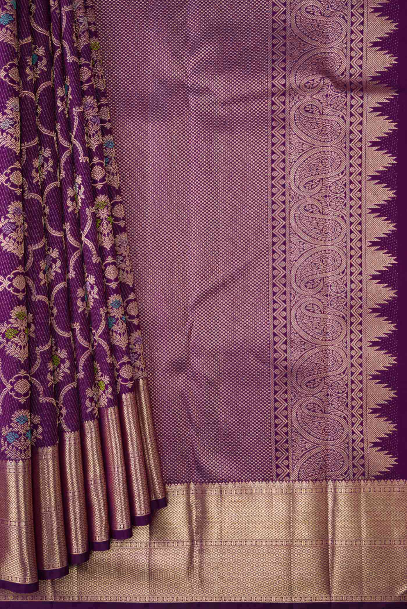 pleats pallu