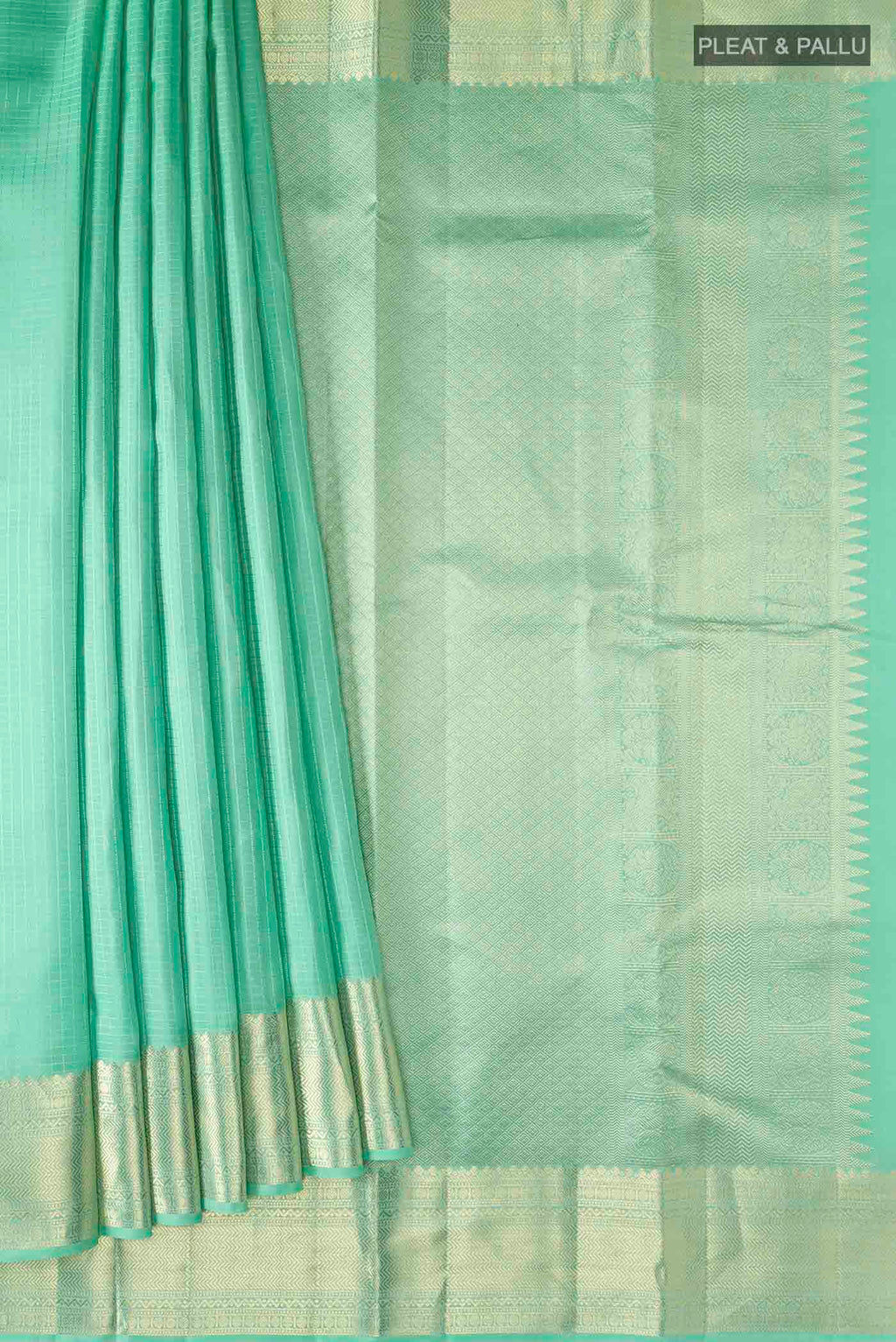 pleats pallu