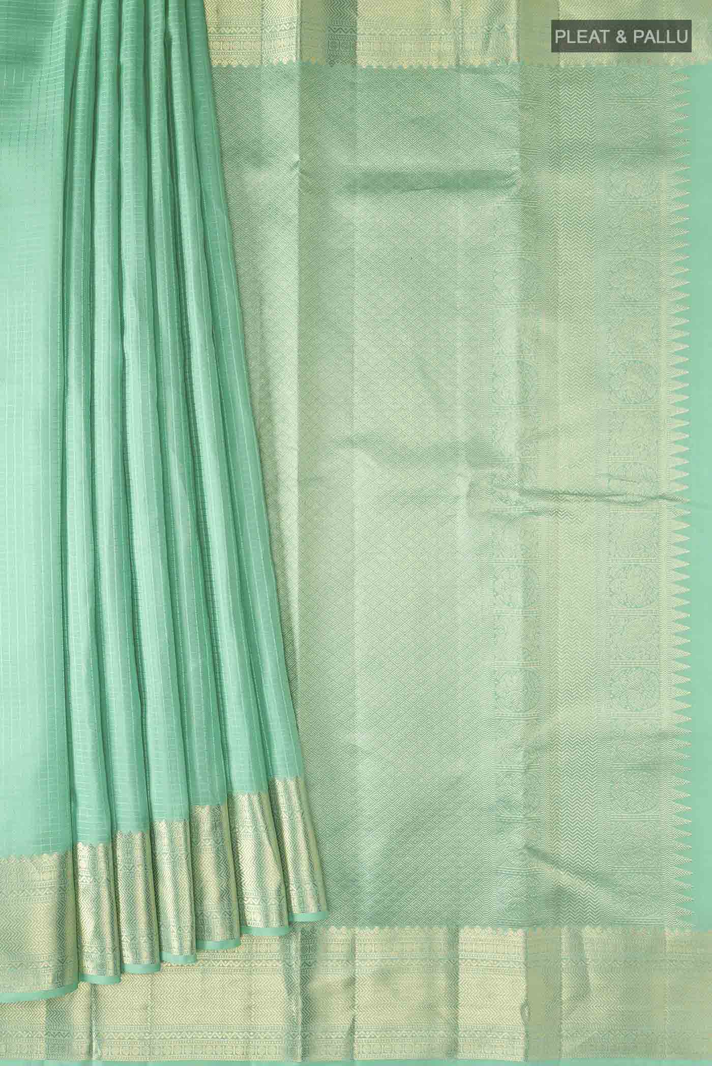 pleats pallu