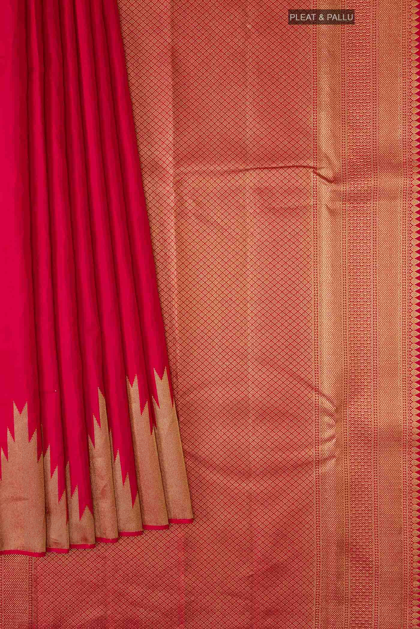 pleats pallu