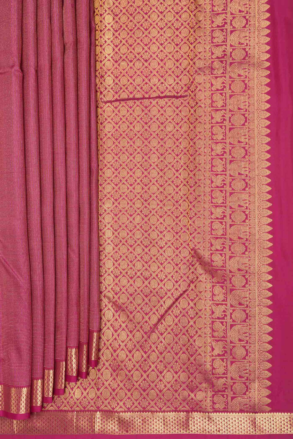 pleats pallu