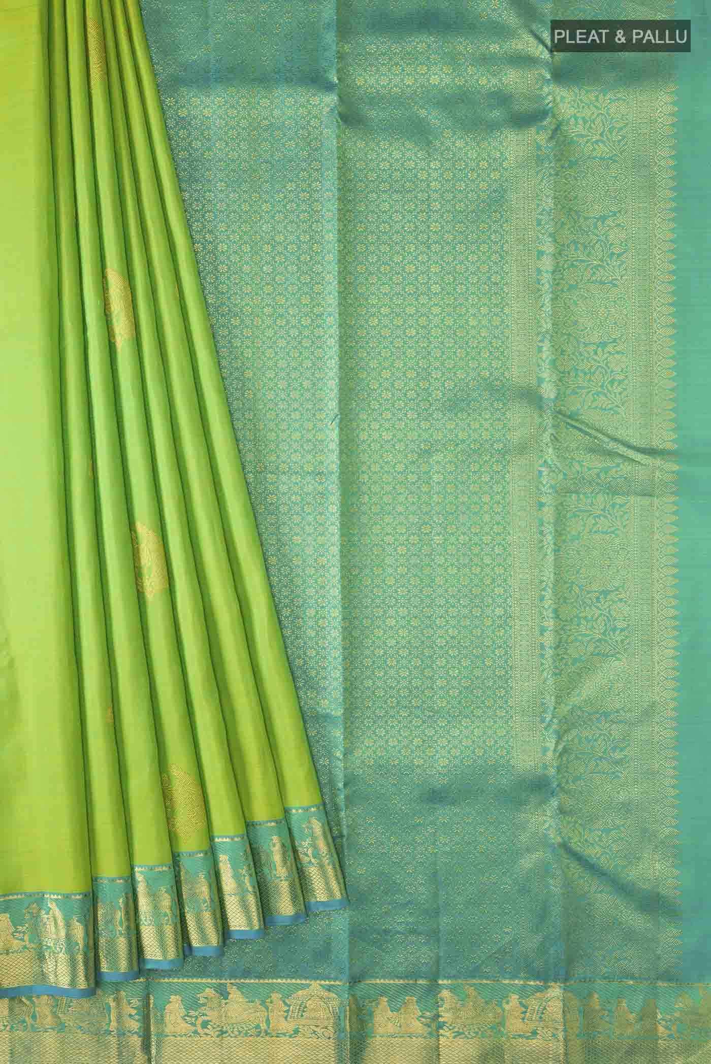 pleats pallu
