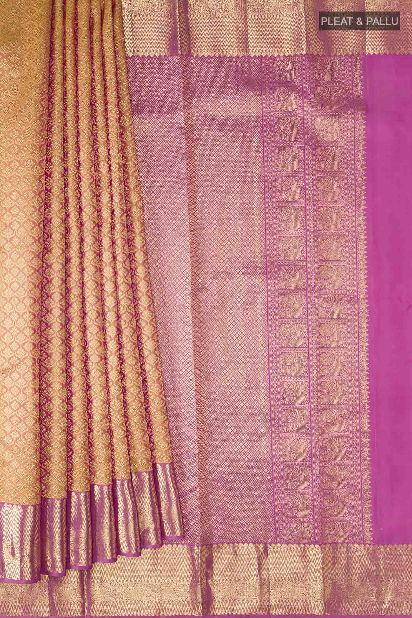 pleats pallu