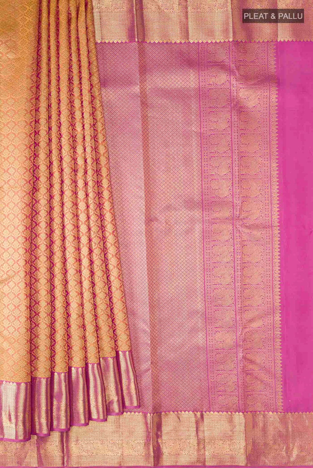 pleats pallu