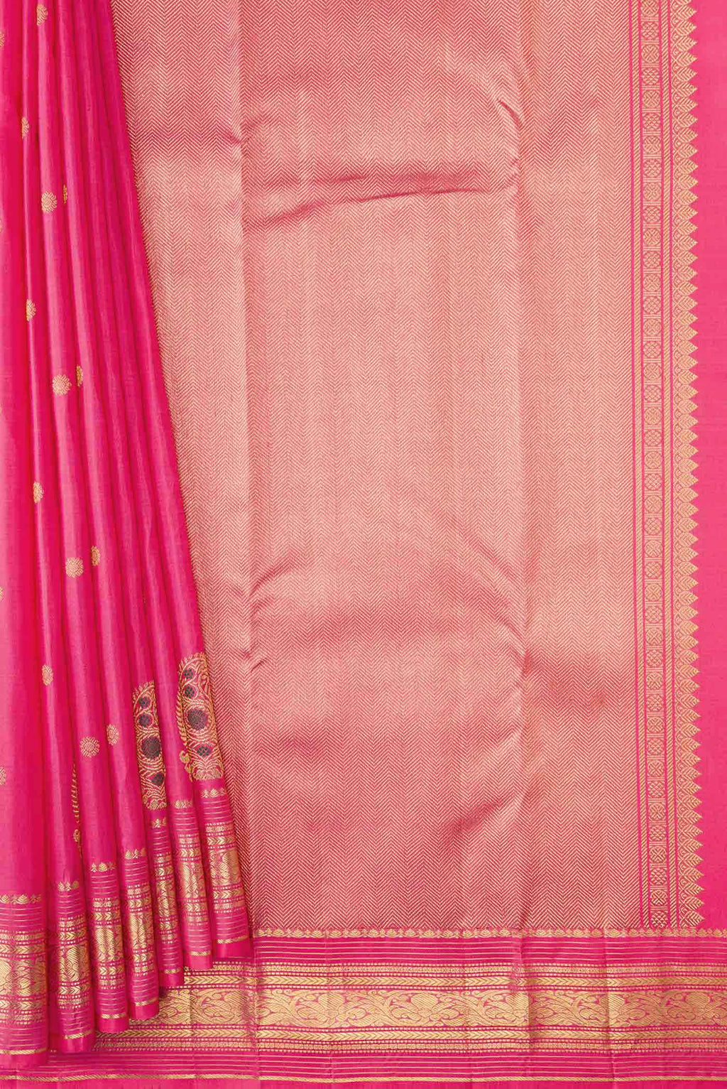 pleats pallu