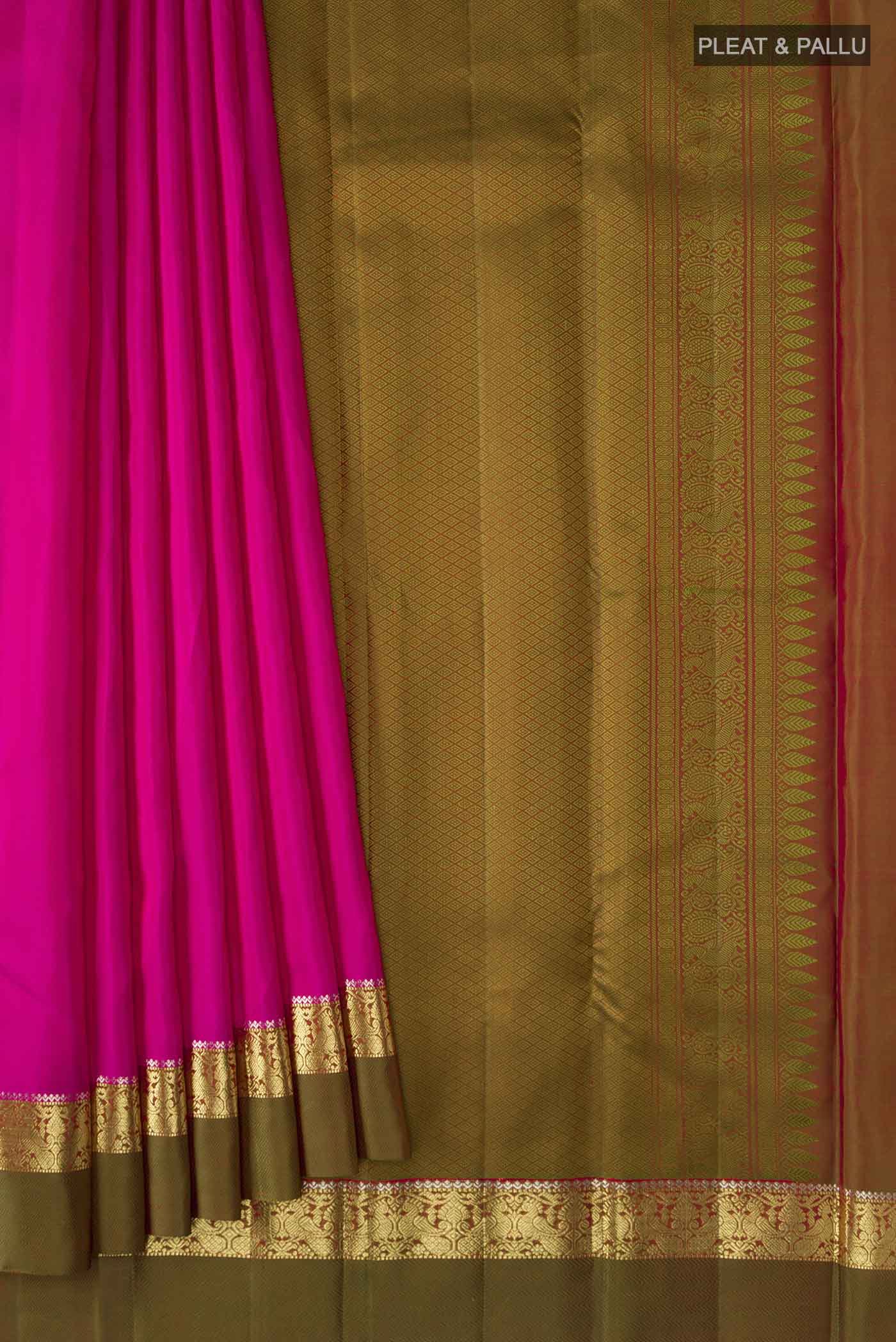 pleats pallu