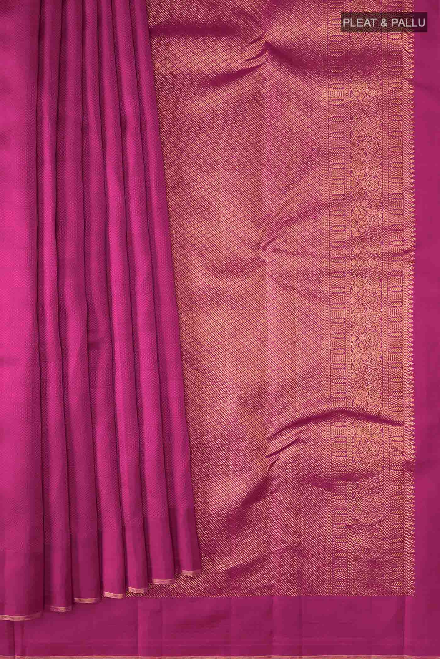 pleats pallu