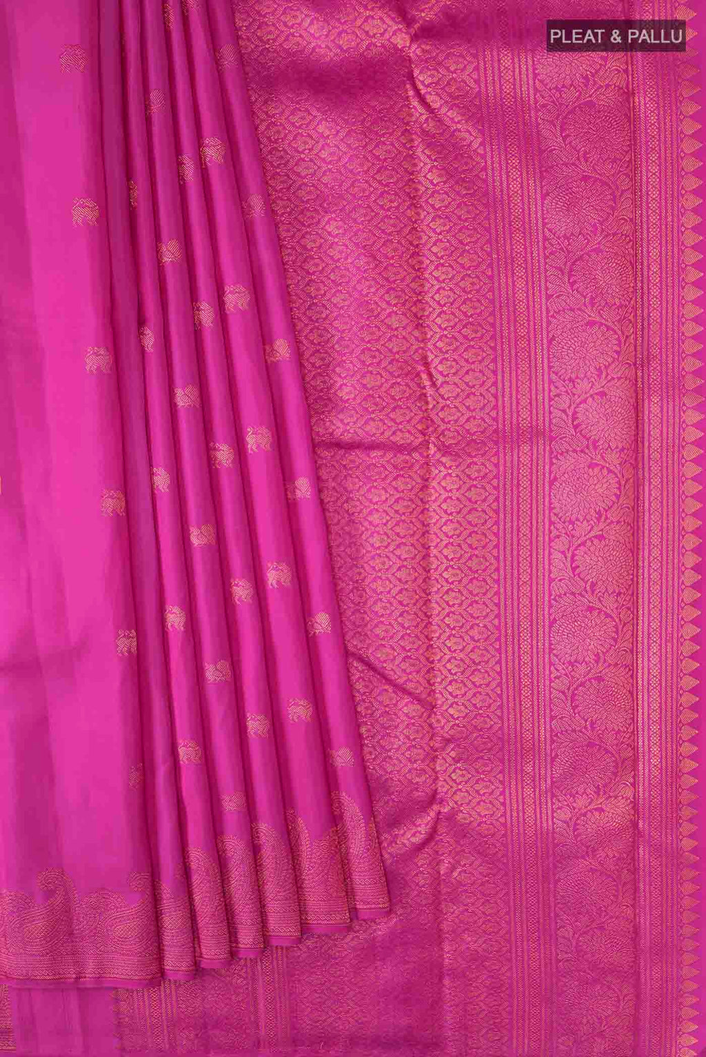 pleats pallu