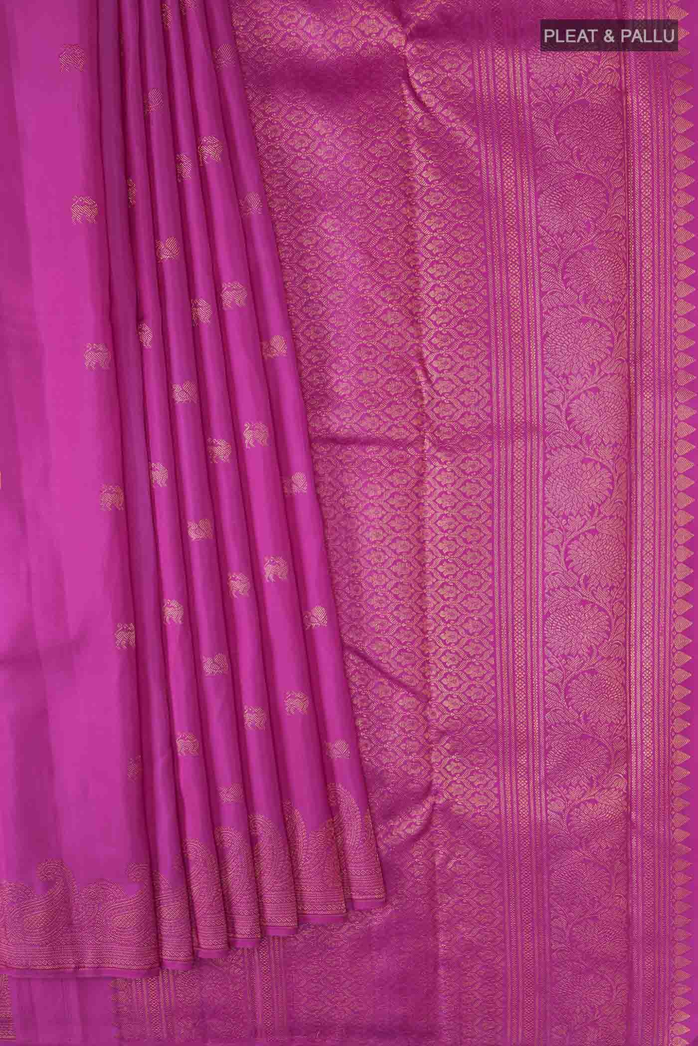 pleats pallu