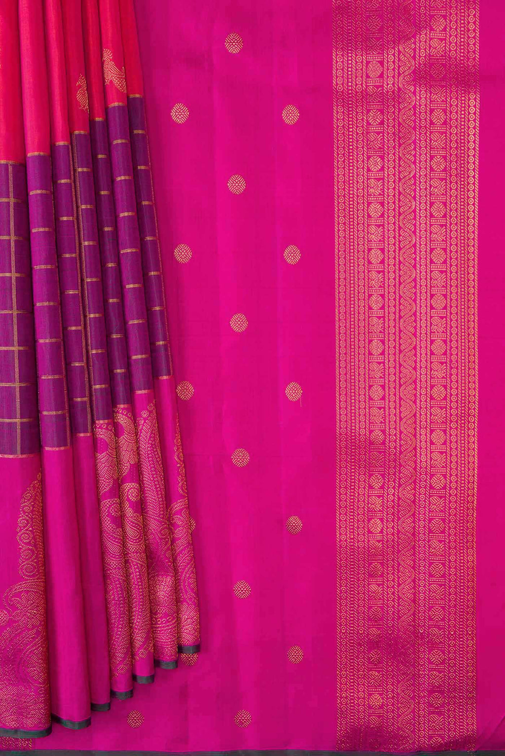 pleats pallu