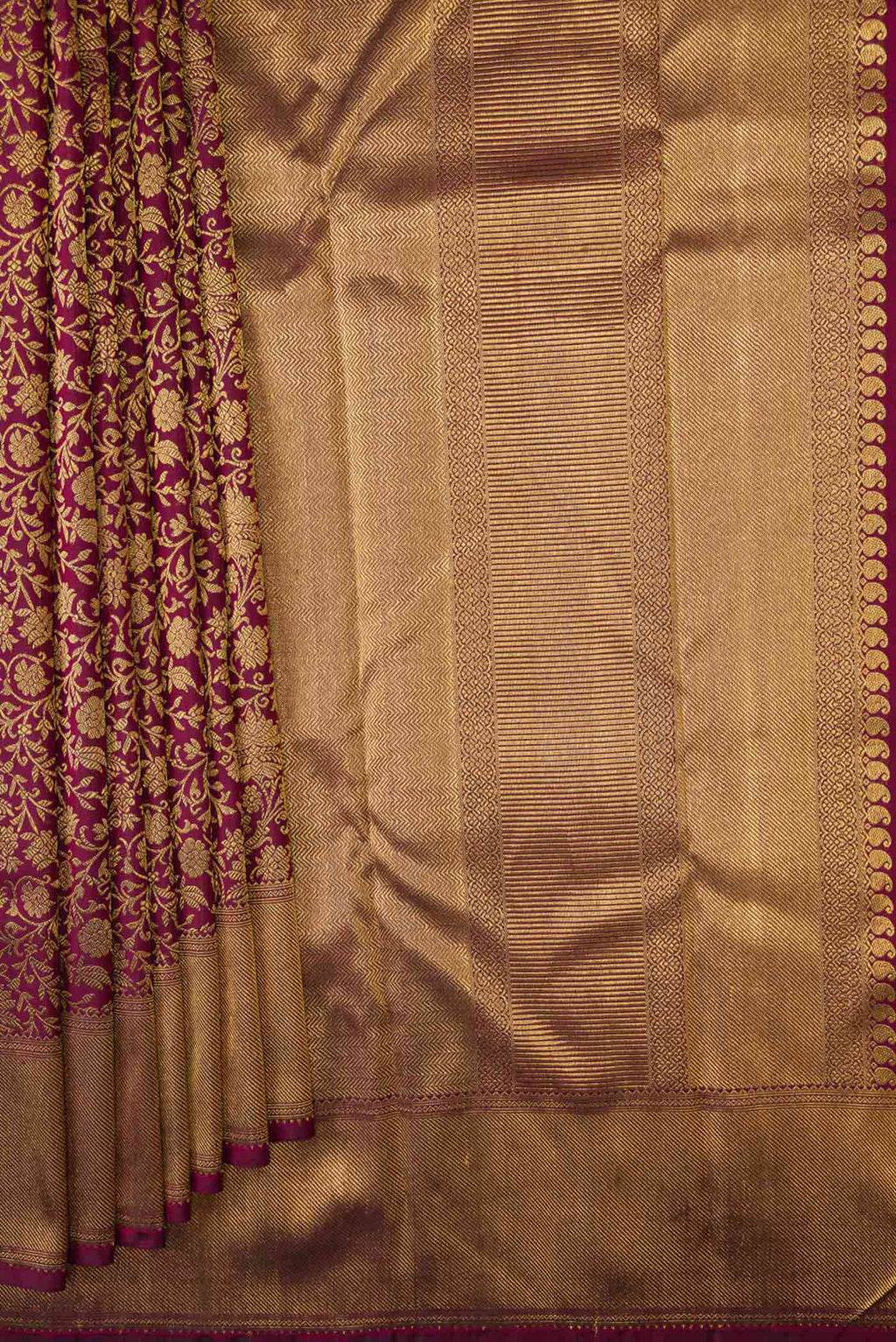 pleats pallu