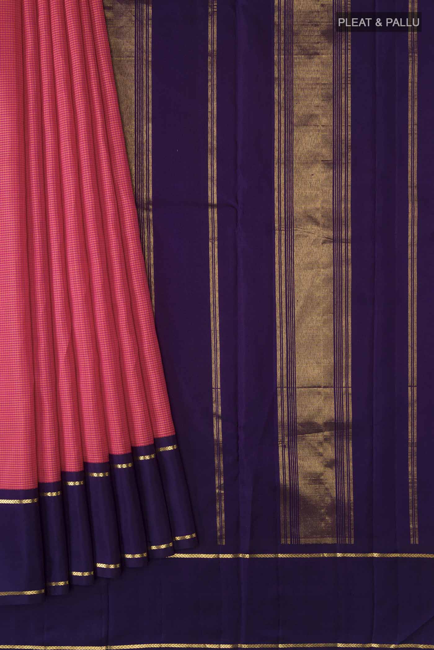 pleats pallu