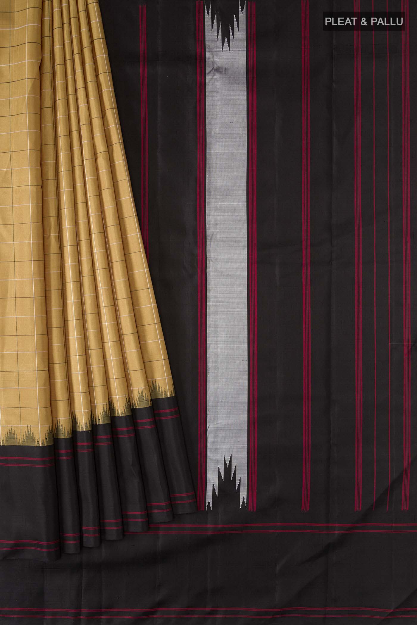 pleats pallu