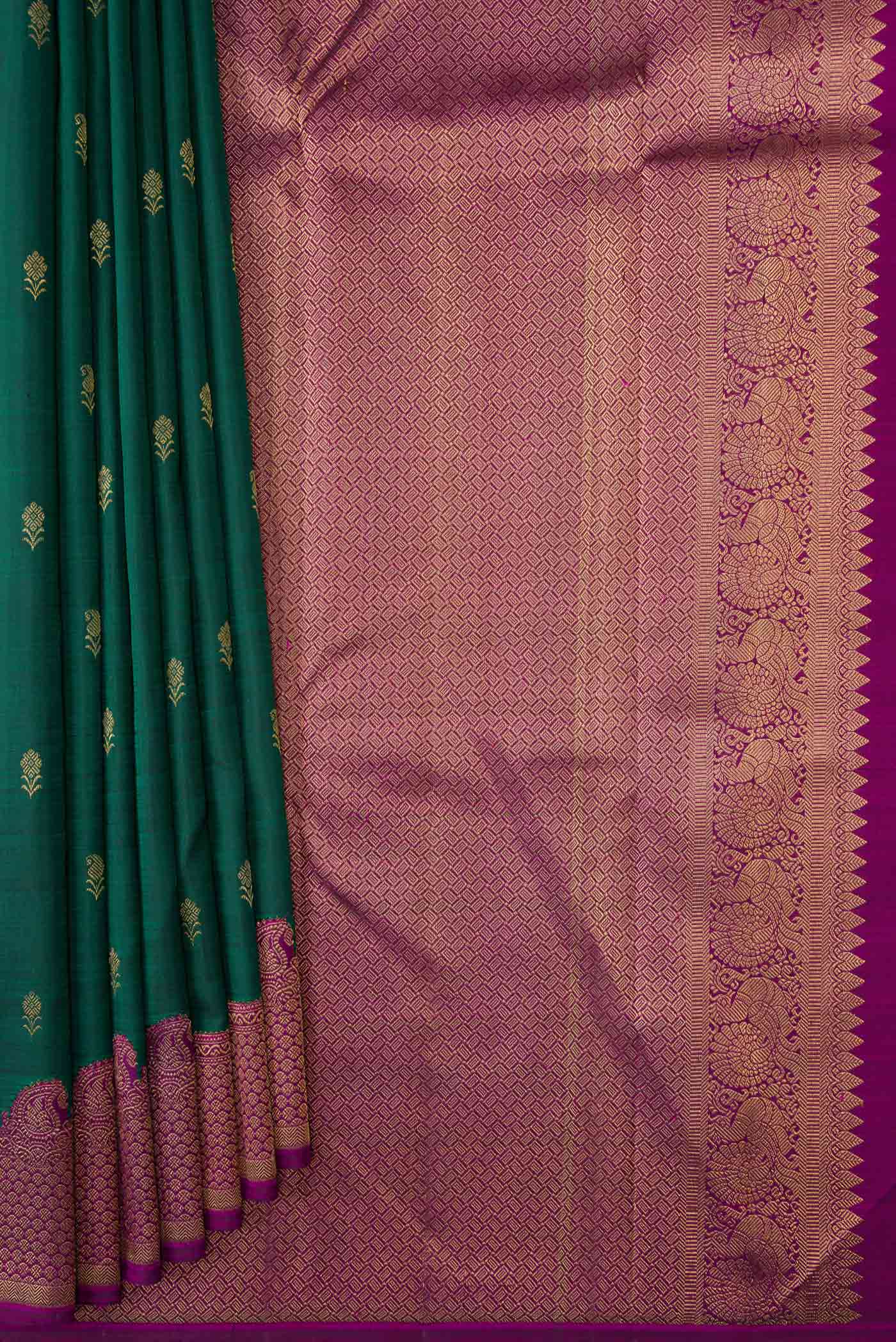 pleats pallu