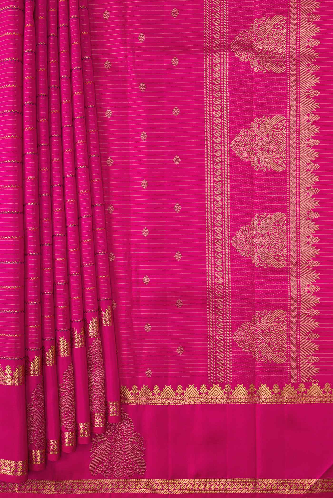 pleats pallu