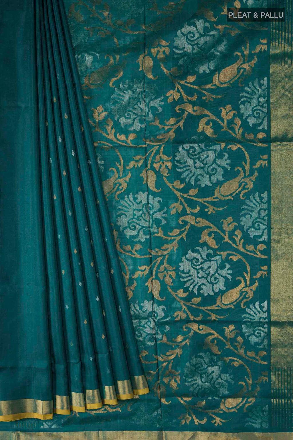 pleats pallu