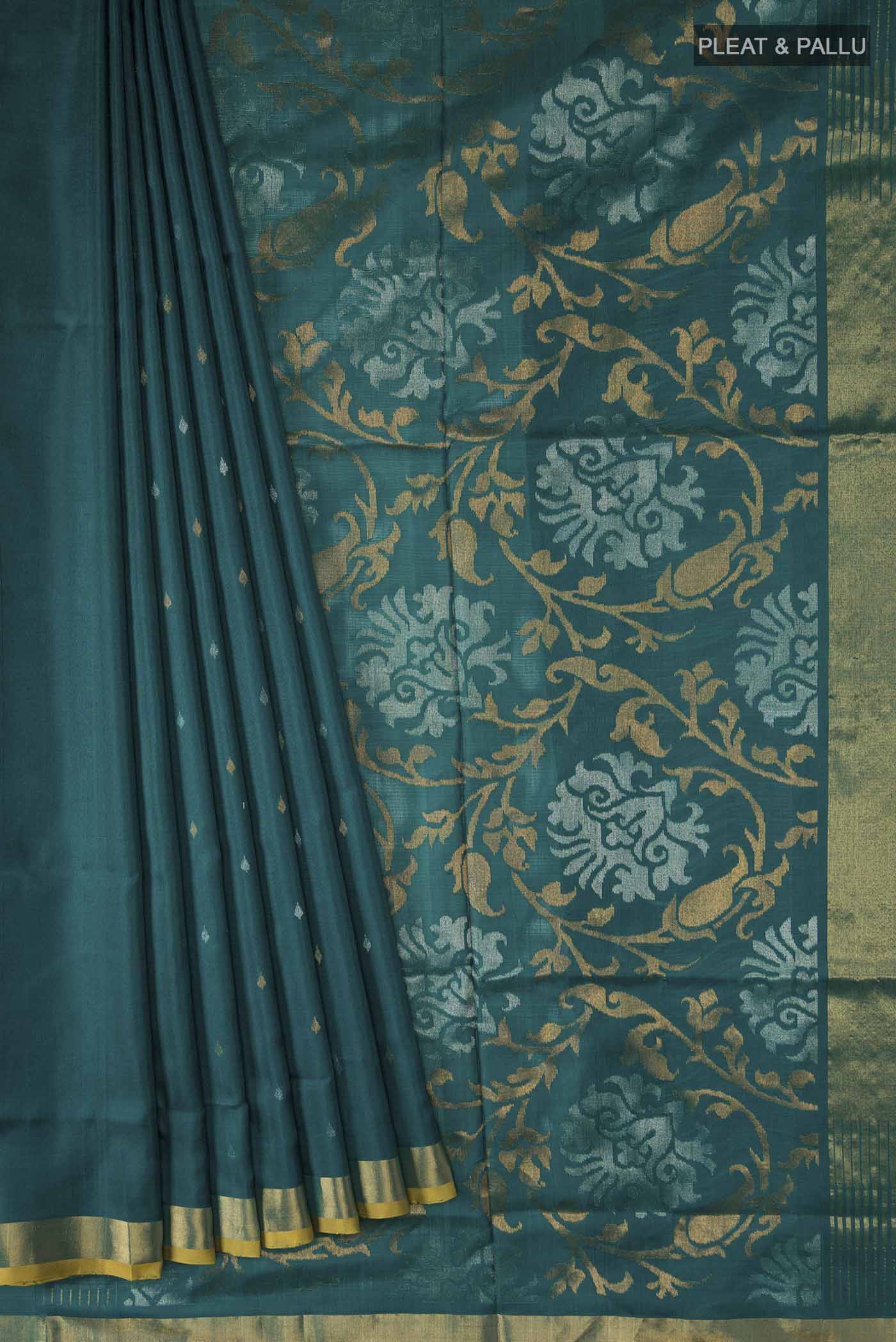 pleats pallu