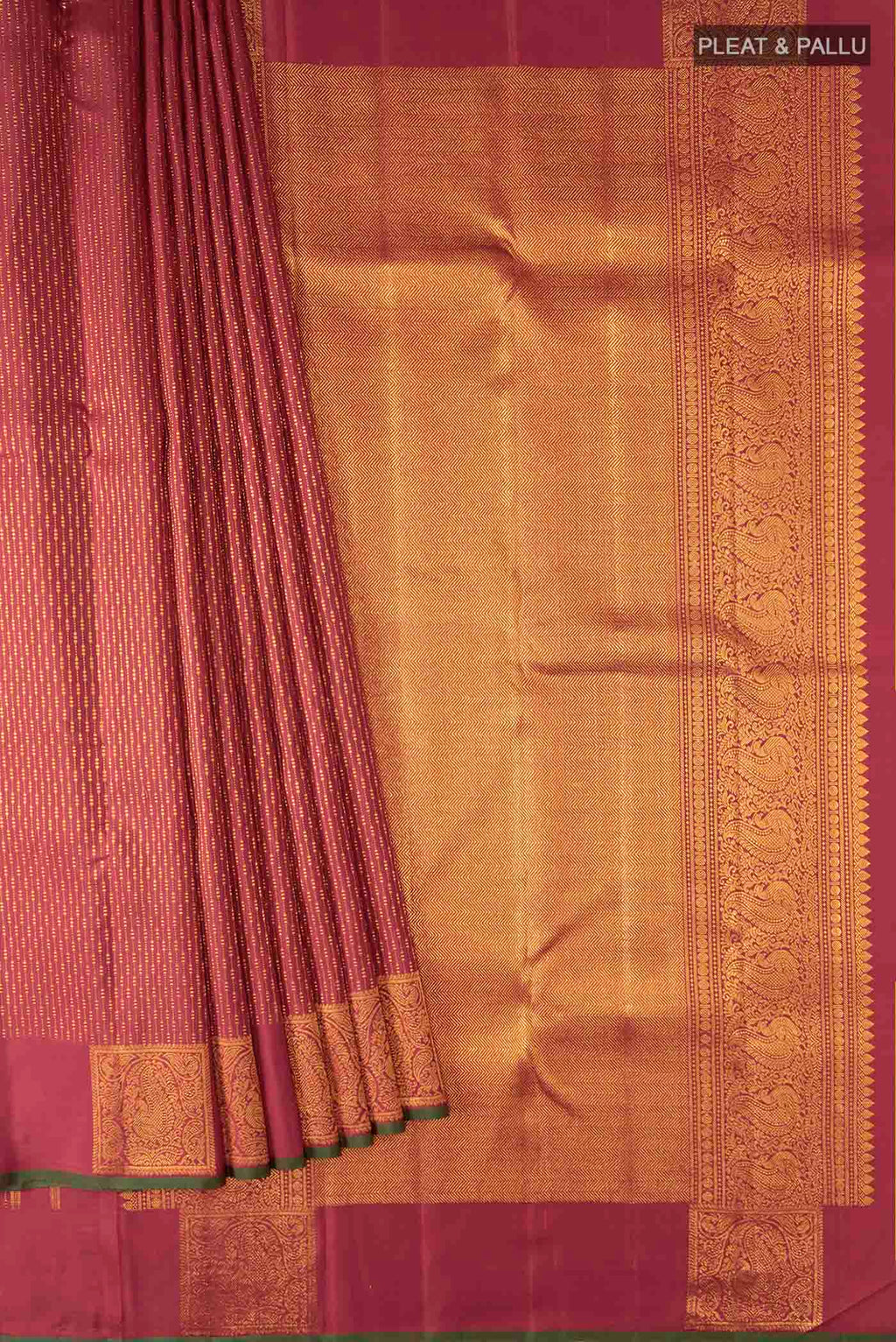 pleats pallu