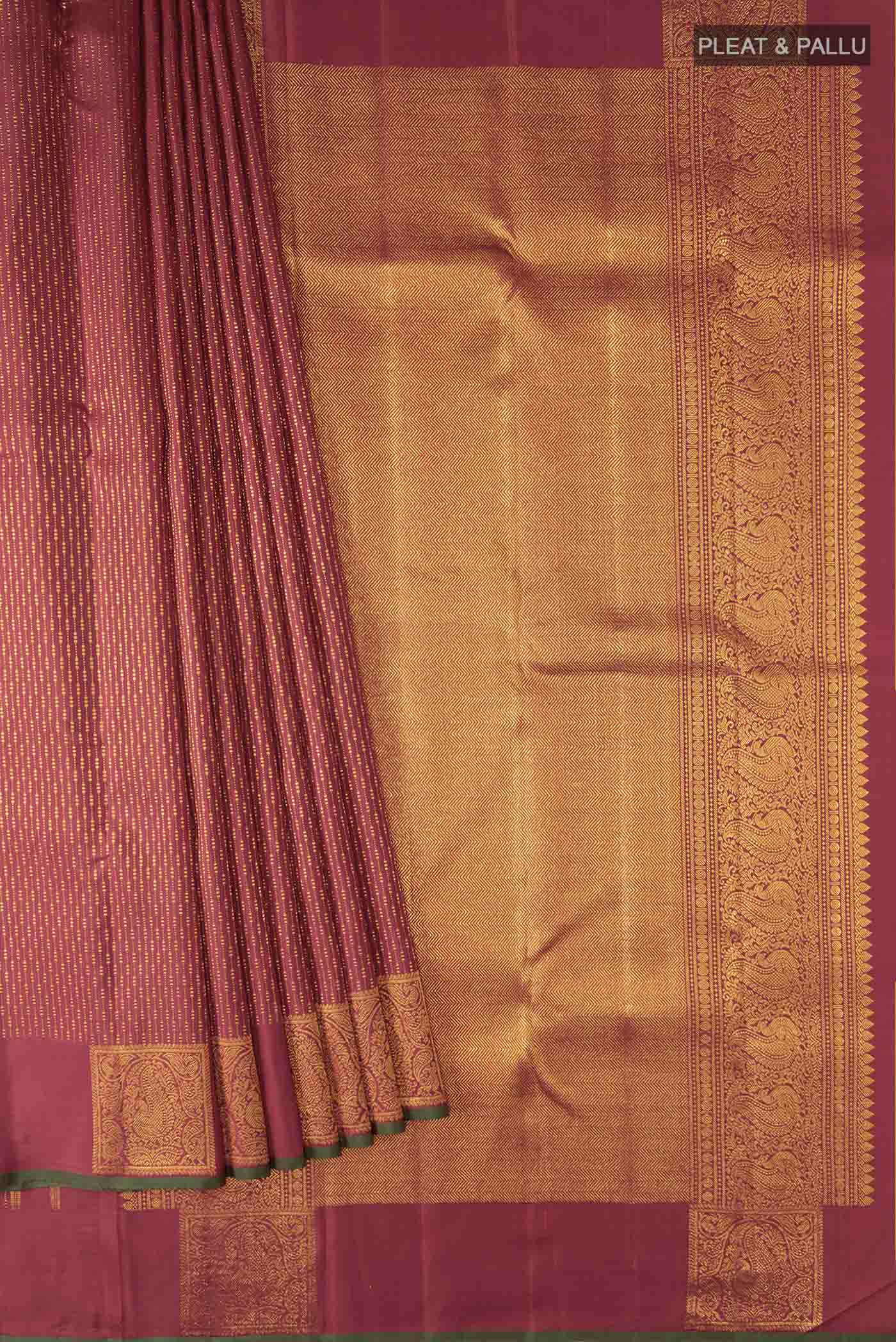 pleats pallu
