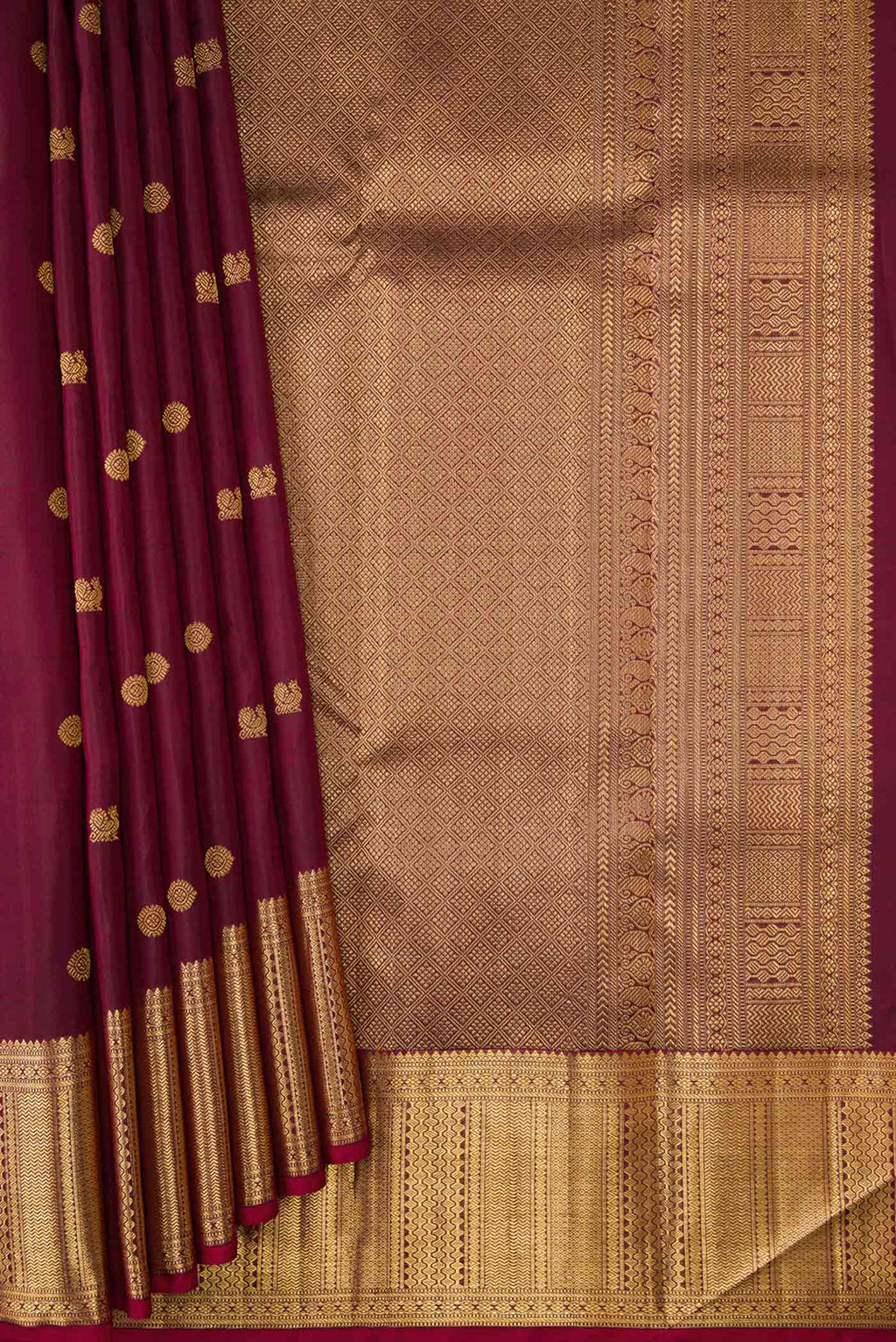 pleats pallu