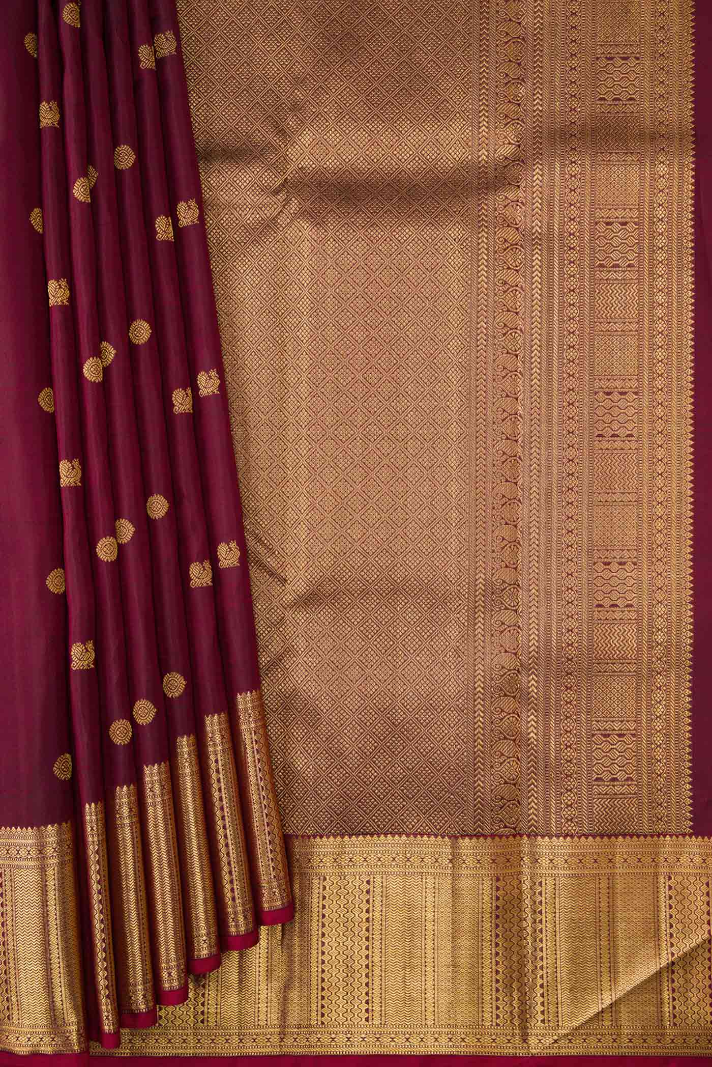 pleats pallu