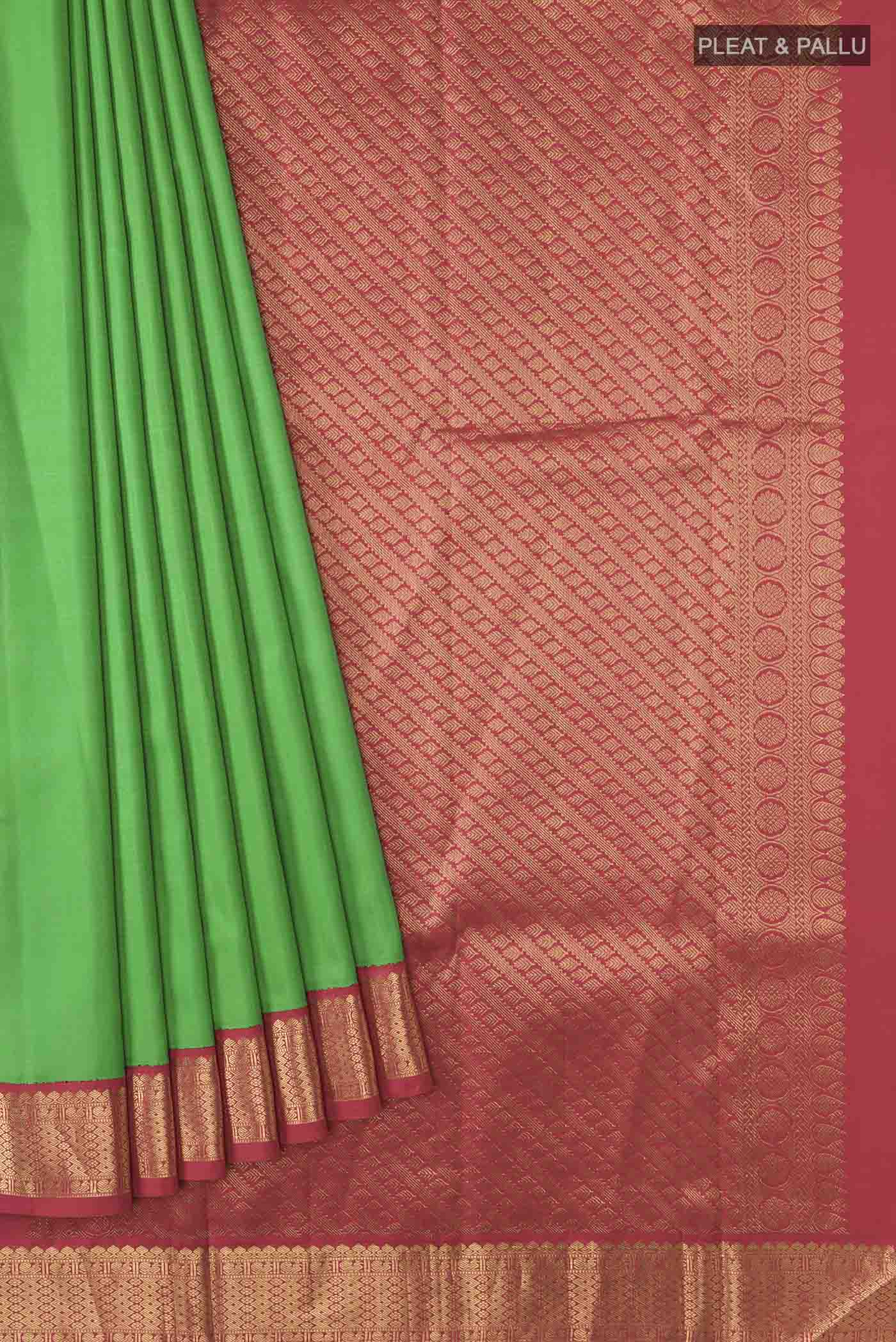 pleats pallu