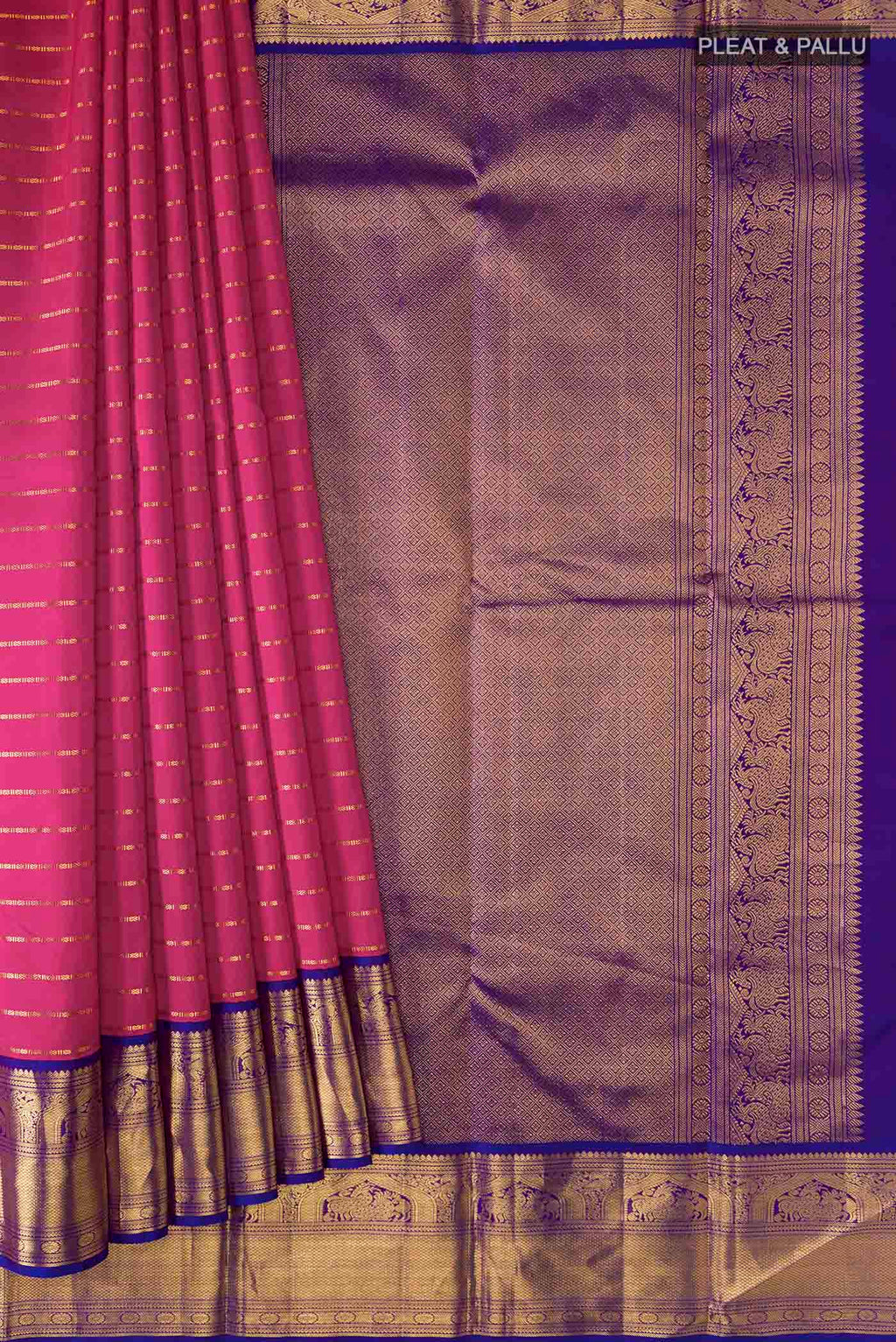 pleats pallu