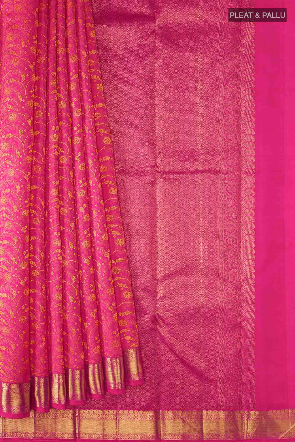 pleats pallu