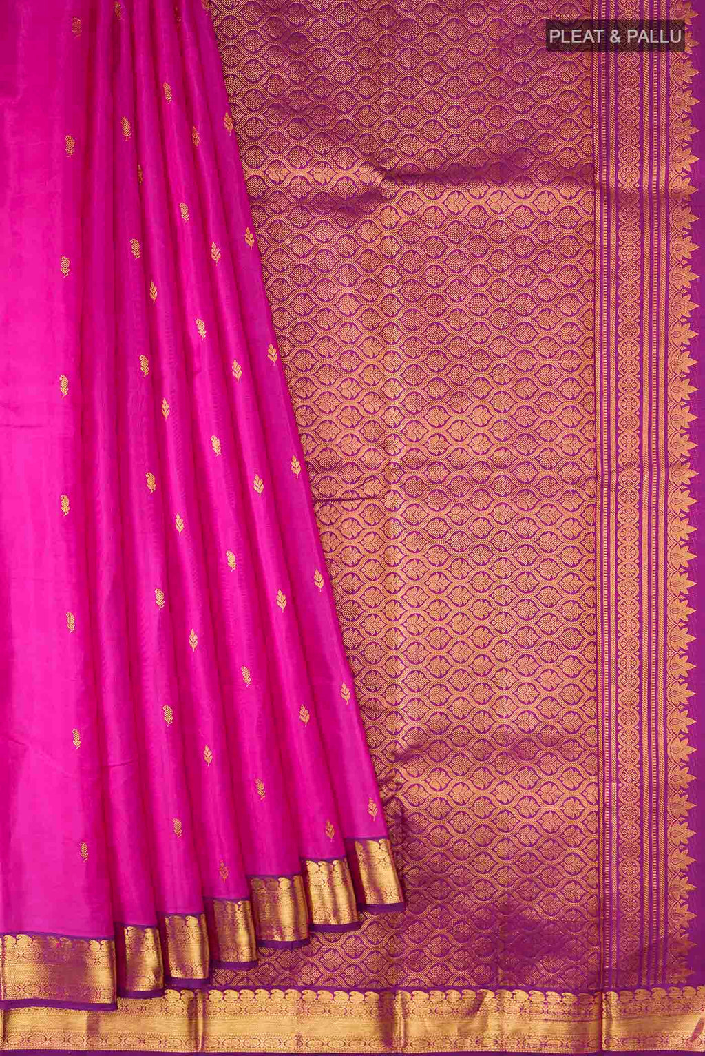 pleats pallu