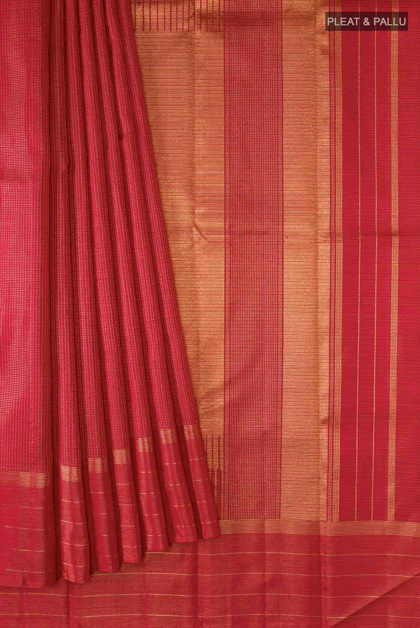 pleats pallu