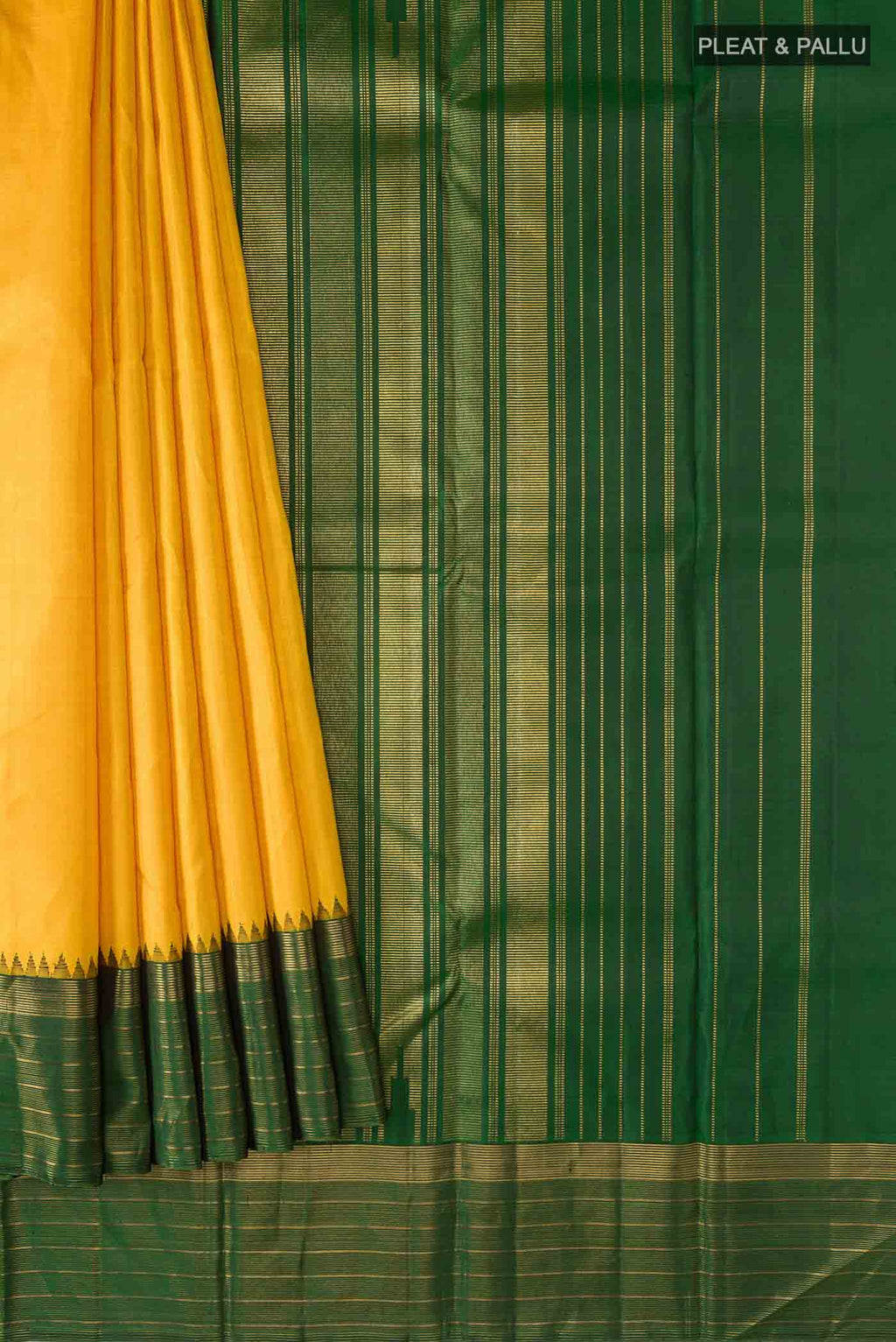 pleats pallu