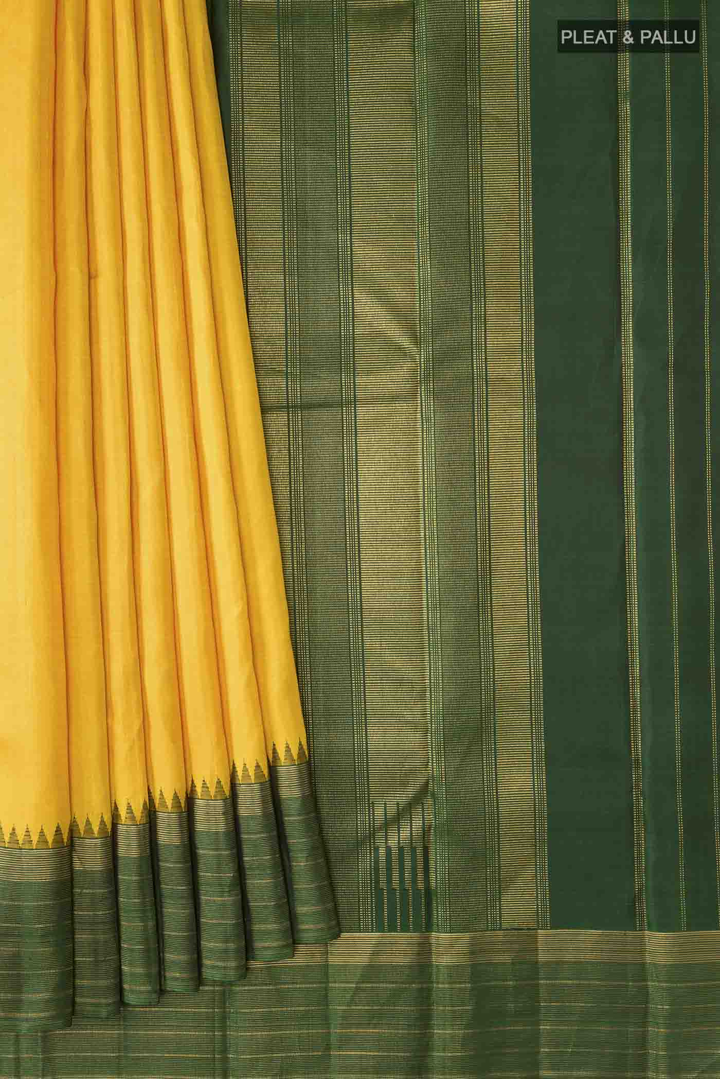 pleats pallu