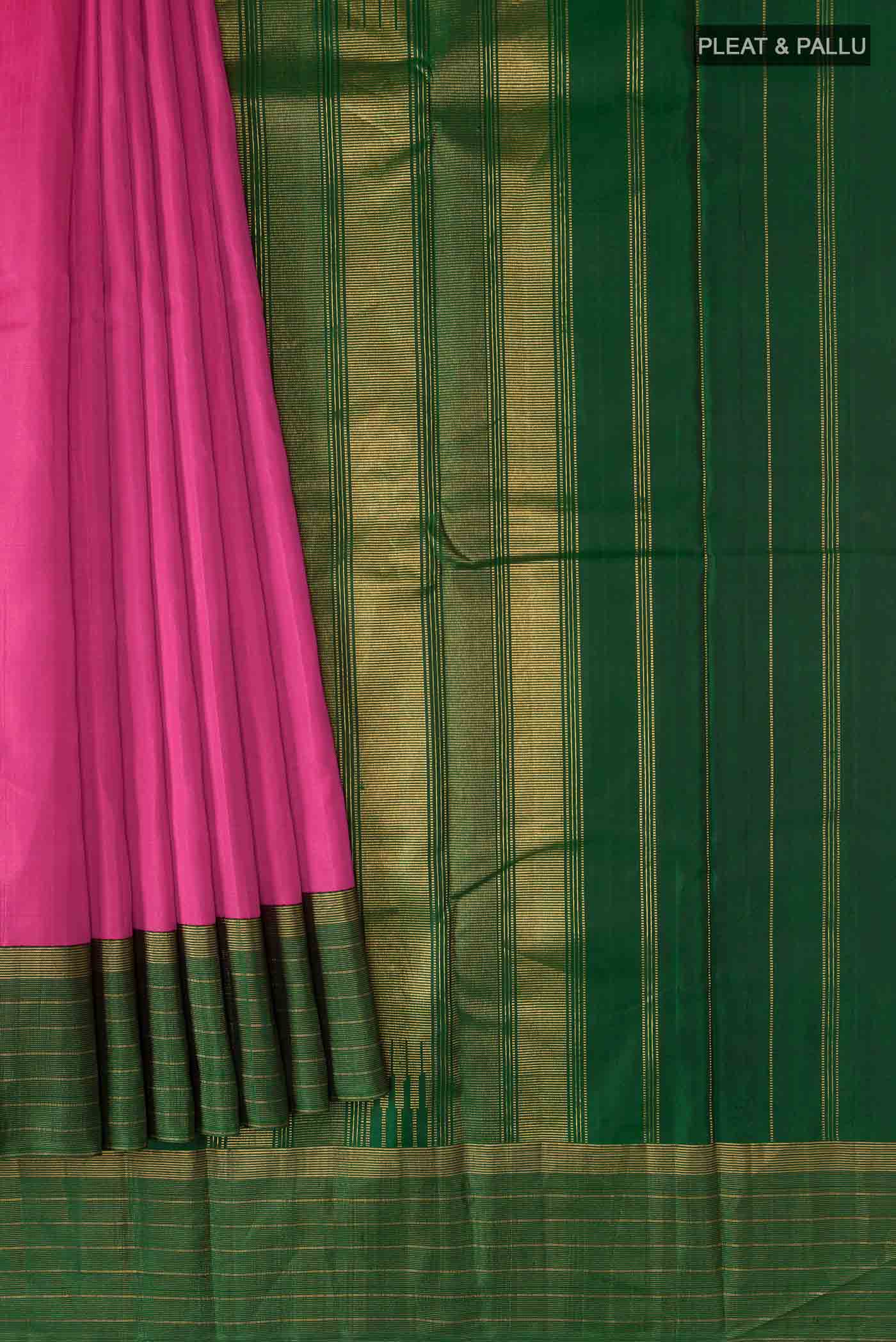 pleats pallu