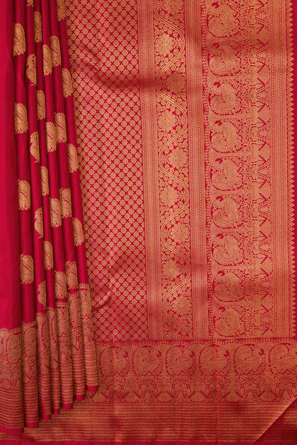 pleats pallu