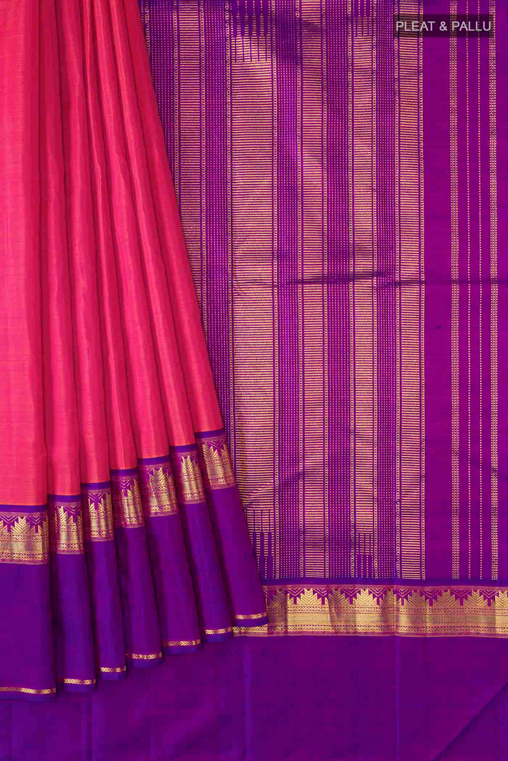 pleats pallu