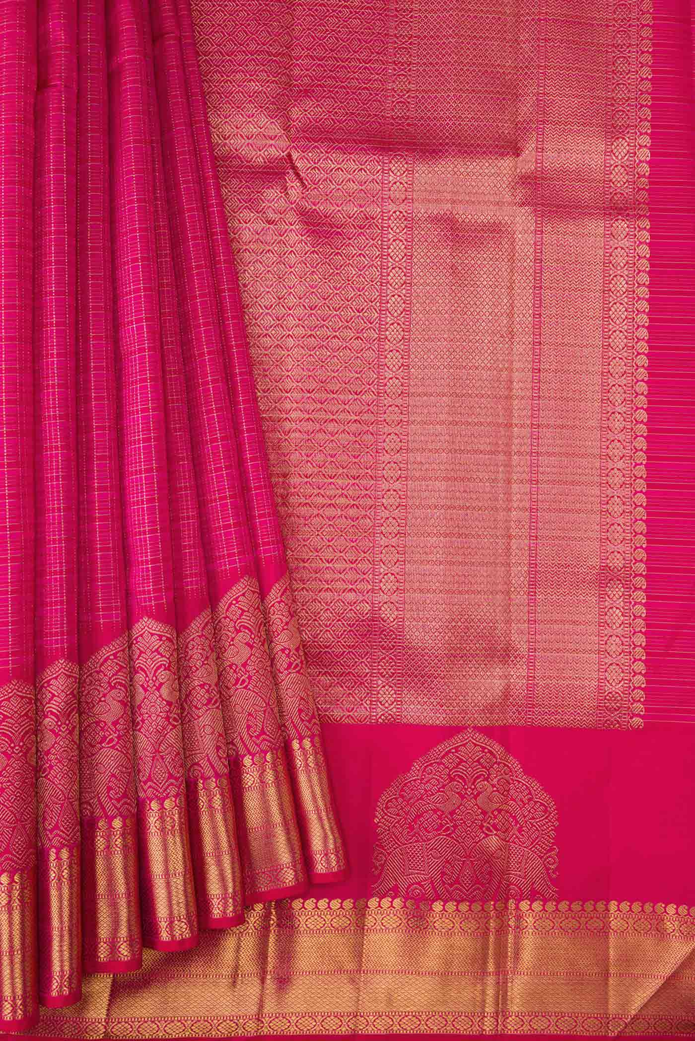 pleats pallu