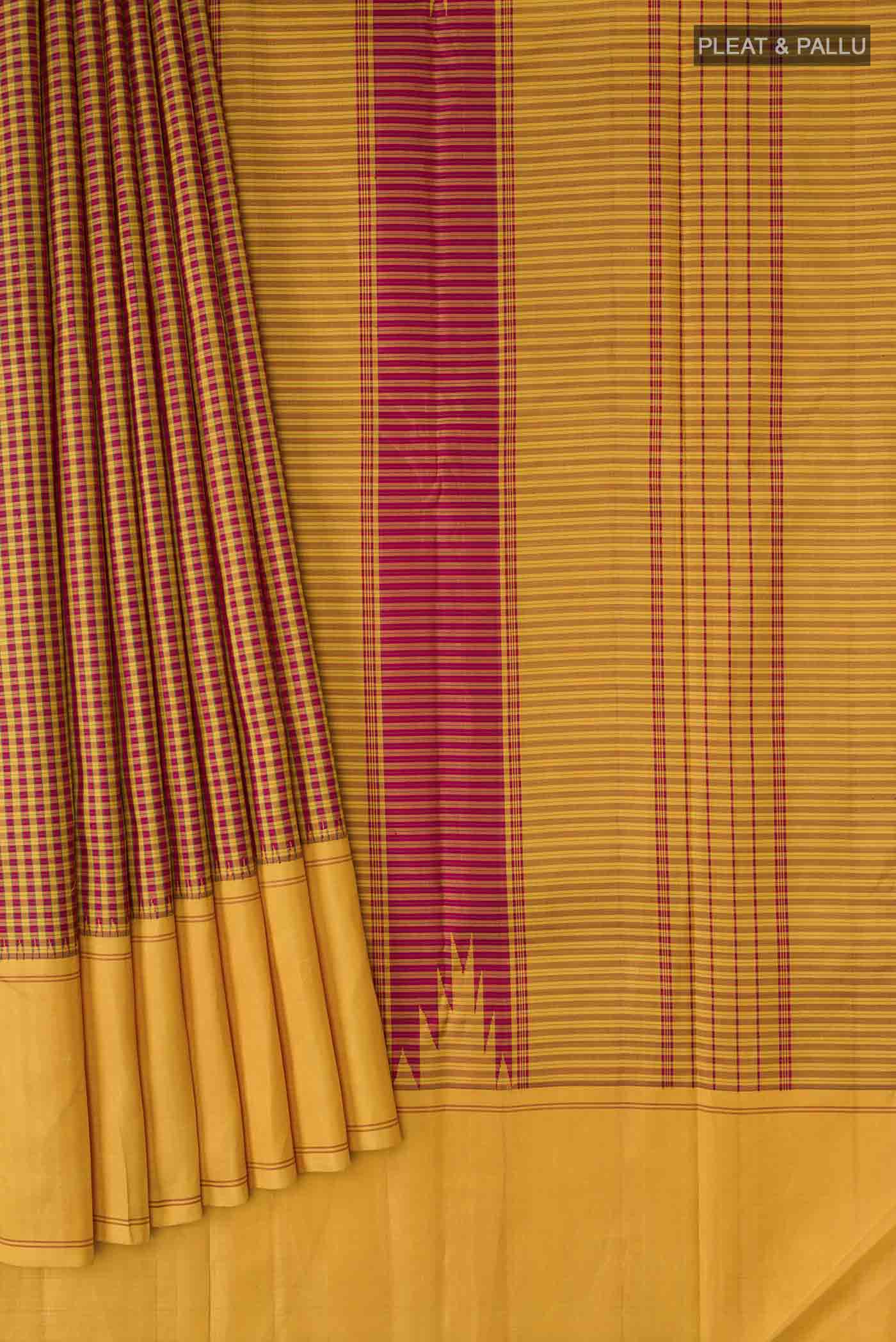 pleats pallu
