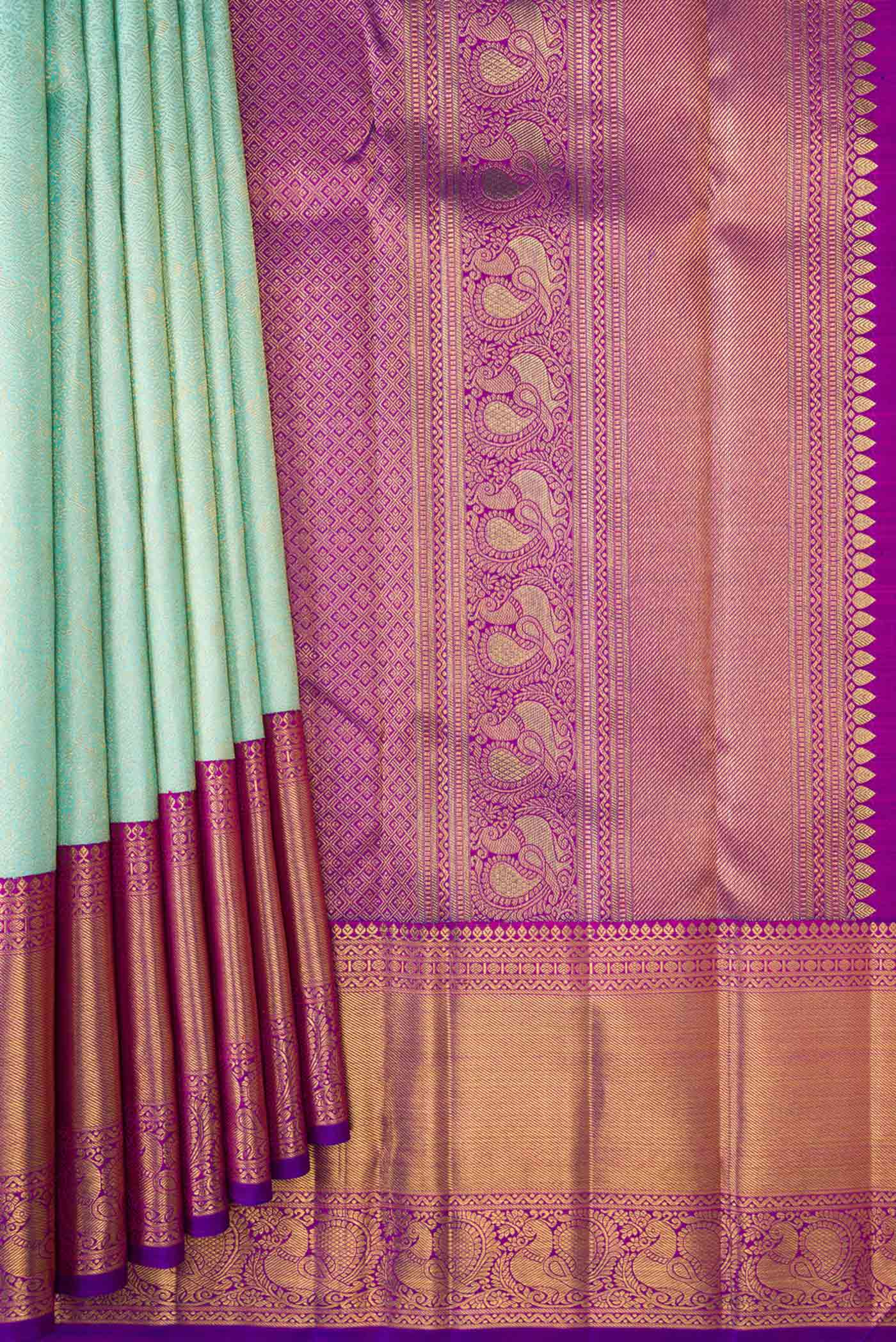 pleats pallu