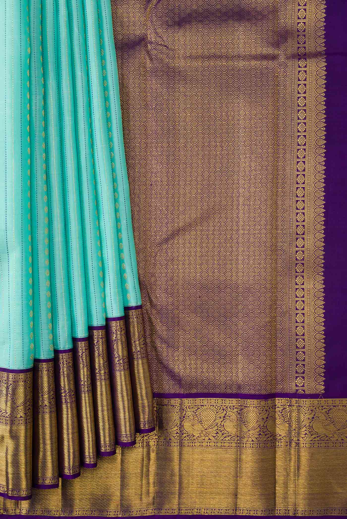 pleats pallu