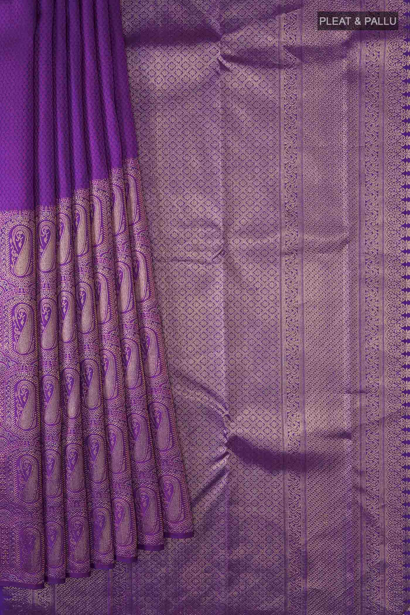 pleats pallu
