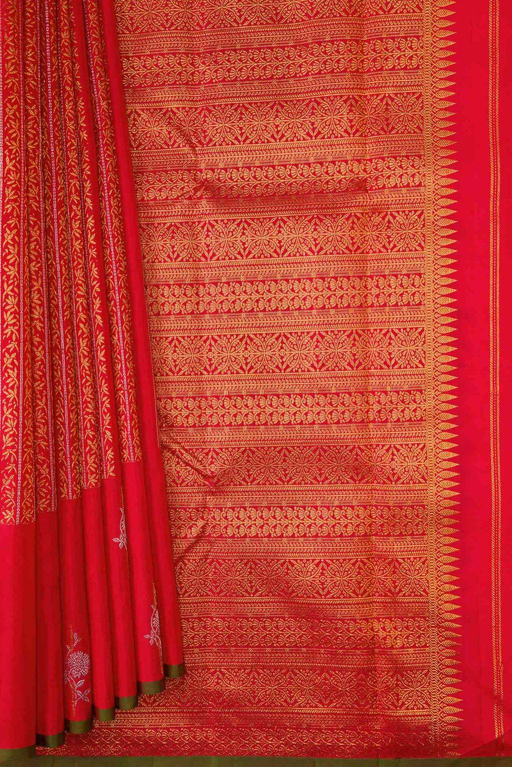 pleats pallu