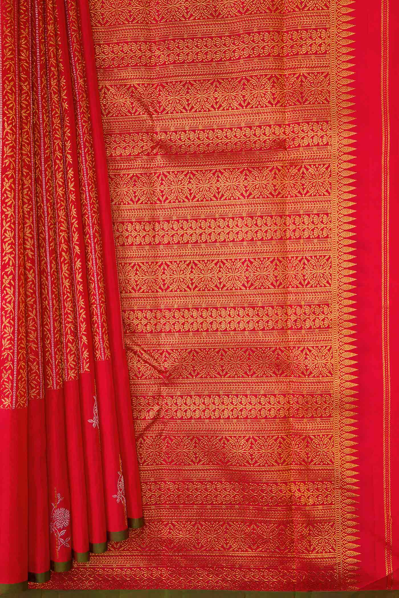 pleats pallu