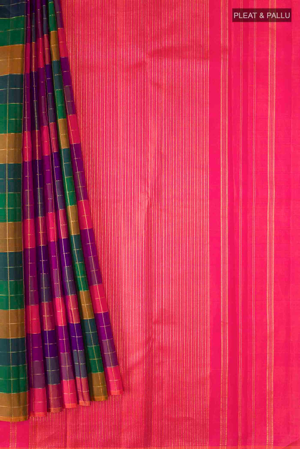 pleats pallu