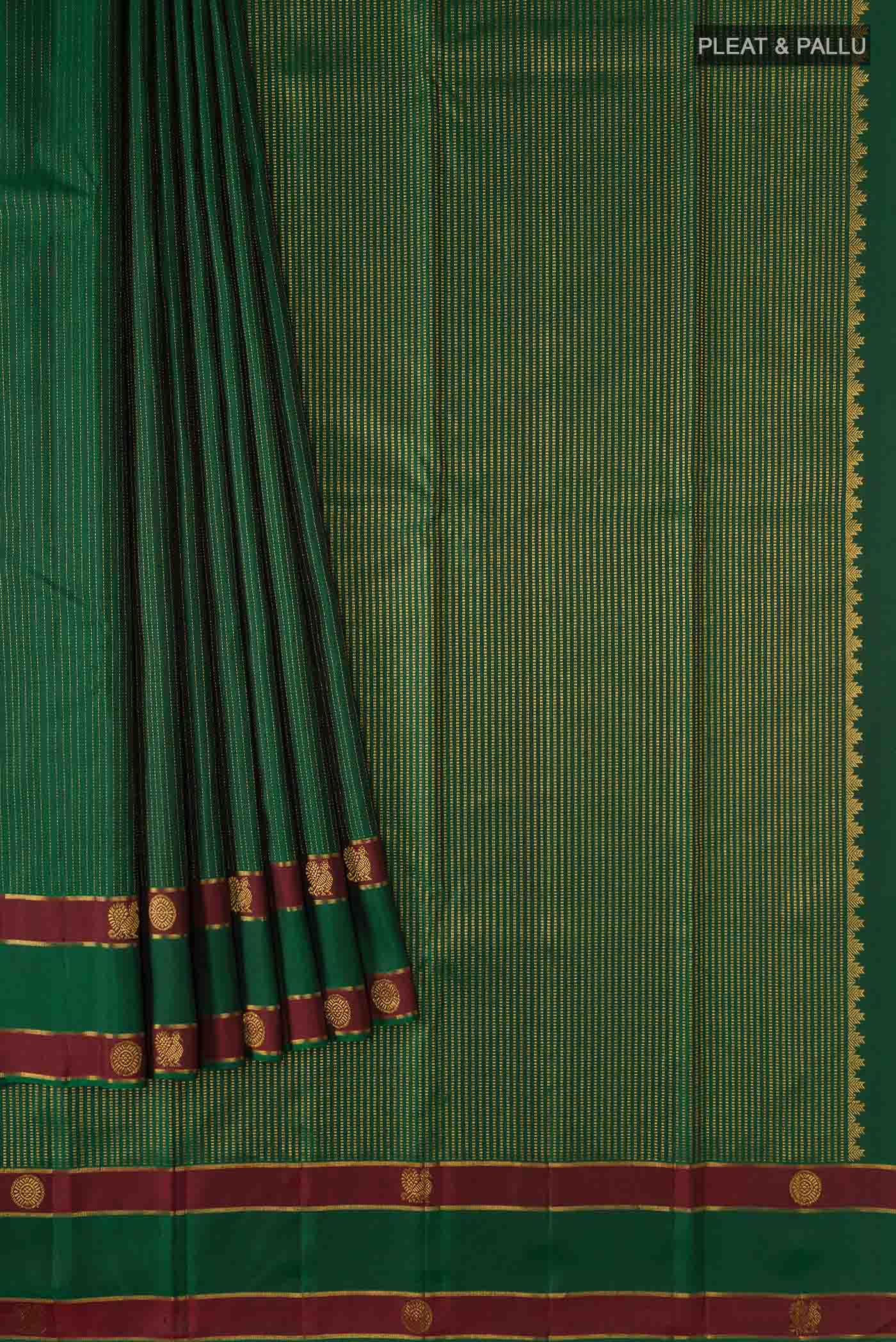 pleats pallu