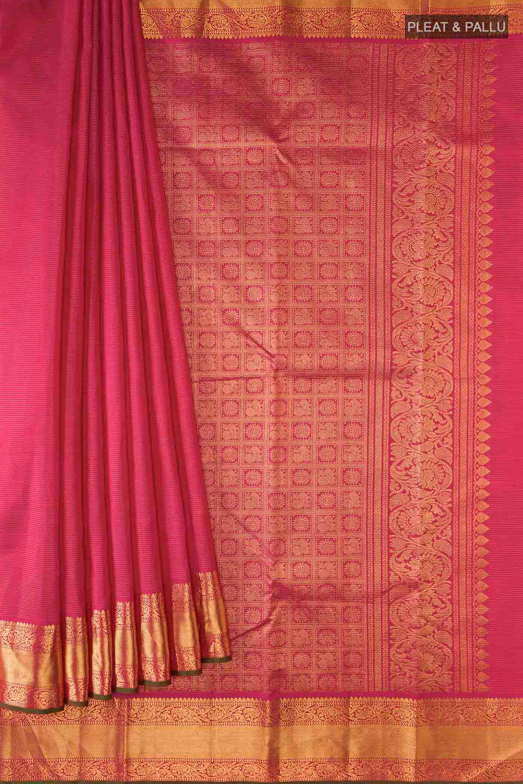 pleats pallu